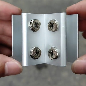 Glasbefestigungsclip aus Aluminiumlegierung