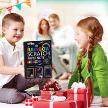 Laden Sie das Bild in den Galerie-Viewer, 🌈Regenbogen-Kratzkunst-Notizbuch