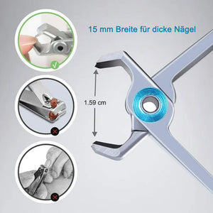 Tragbare ultrascharfe Nagelknipser aus Edelstahl