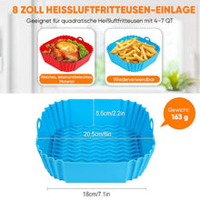 Laden Sie das Bild in den Galerie-Viewer, Hitzebeständige Silikon-Backform für Heißluftfritteusen