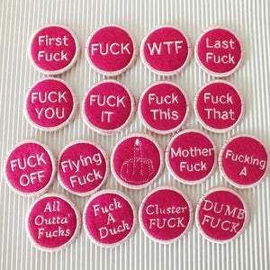 Große Tüte F*cks zum Verschenken Zipper Pouch