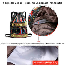 Laden Sie das Bild in den Galerie-Viewer, Umhängetasche mit Kordelzug im ethnischen Stil