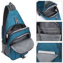 Laden Sie das Bild in den Galerie-Viewer, RFID-blockierender Rucksack/Umhängetasche/Brusttasche