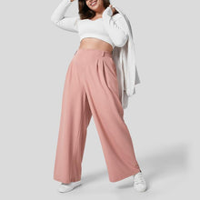Laden Sie das Bild in den Galerie-Viewer, High-Waist Weite Damen-Hose