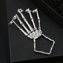Laden Sie das Bild in den Galerie-Viewer, Totenkopf-Knochen-Ring-Armband
