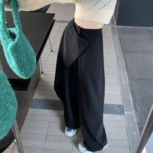 Laden Sie das Bild in den Galerie-Viewer, Unregelmäßige Hose mit geradem Bein