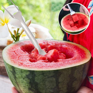 2-in-1 Wassermelonenschneider aus Edelstahl