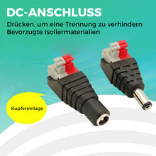 Laden Sie das Bild in den Galerie-Viewer, Lötfreie DC-Stecker