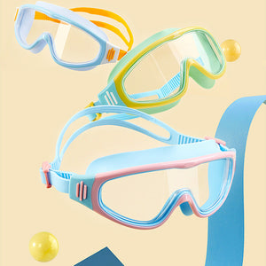 Schwimmbrille für Kinder mit großem Rahmen