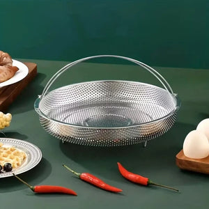 Multifunktionales Dampfgareisen aus Edelstahl