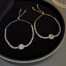 Laden Sie das Bild in den Galerie-Viewer, 925 Silber Moissanit Armband