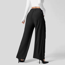 Laden Sie das Bild in den Galerie-Viewer, High-Waist Weite Damen-Hose