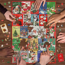 Laden Sie das Bild in den Galerie-Viewer, Weihnachten 24 Tage Countdown Kalender Puzzle