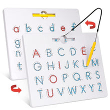 Laden Sie das Bild in den Galerie-Viewer, 2-in-1 doppelseitige magnetische Alphabet-Edition