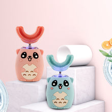 Laden Sie das Bild in den Galerie-Viewer, U-förmige Zahnbürste für Kinder