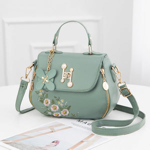 Modische Bestickte Bucket Bag