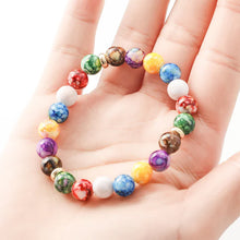 Laden Sie das Bild in den Galerie-Viewer, Buntes Vulkanstein-Armband