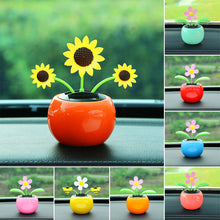 Laden Sie das Bild in den Galerie-Viewer, Solarbetriebene Tanzende Blume – Auto- &amp; Schreibtisch-Deko