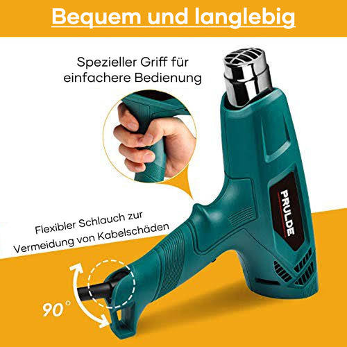 Heißluftgebläse mit digitaler Anzeige