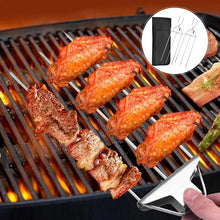 Laden Sie das Bild in den Galerie-Viewer, Halbautomatische Grillgabel aus Edelstahl (Vorbestellung, Versand innerhalb von 15 Tagen)