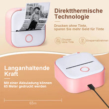 Laden Sie das Bild in den Galerie-Viewer, Tragbarer Mini-Bluetooth-Drucker