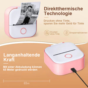 Tragbarer Mini-Bluetooth-Drucker