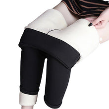 Laden Sie das Bild in den Galerie-Viewer, Fleece-Leggings mit hoher Taille
