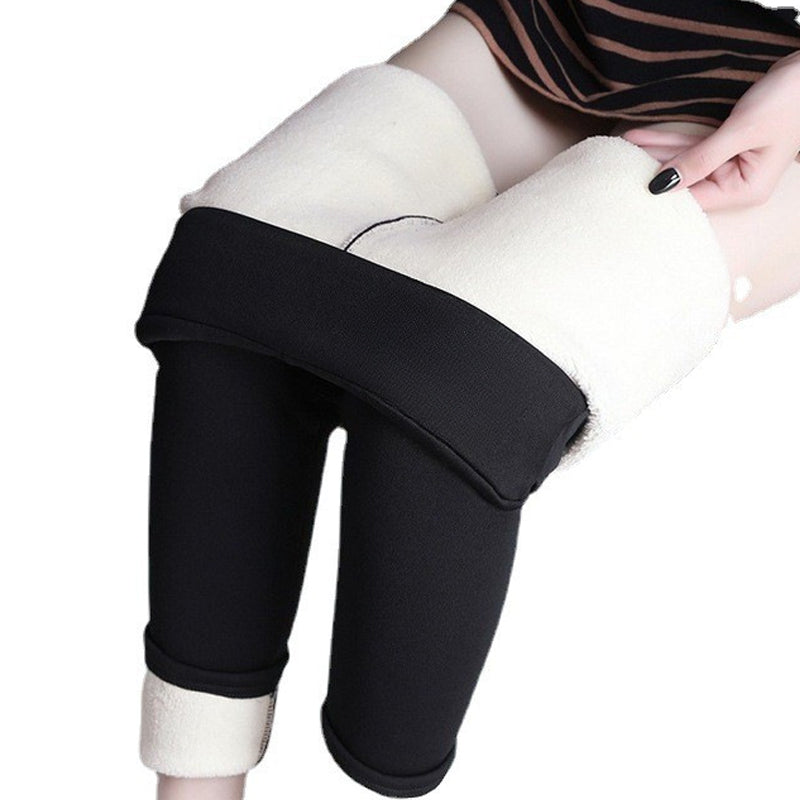 Fleece-Leggings mit hoher Taille