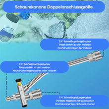 Laden Sie das Bild in den Galerie-Viewer, Verbessern Sie Ihr Autowascherlebnis – Sakerplus Schaumkanone mit Doppelanschluss
