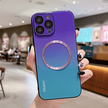 Laden Sie das Bild in den Galerie-Viewer, Magnetische Handyhülle mit Farbverlauf