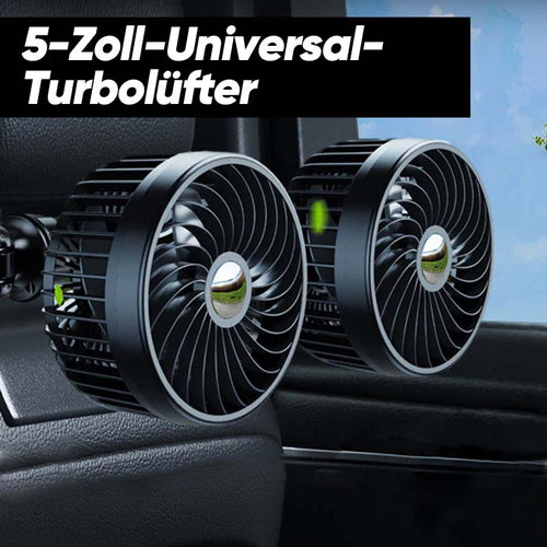 Mini-USB-Autoventilator mit zwei Köpfen