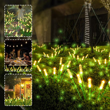Laden Sie das Bild in den Galerie-Viewer, 2 Packungen Schilf-Solar-Gartenlichter