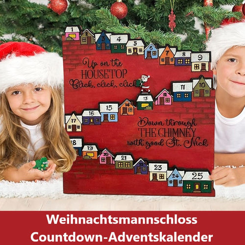 Weihnachtsmannschloss Countdown-Adventskalender