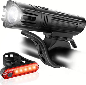 Ultrahelles USB-wiederaufladbares Fahrradlicht-Set