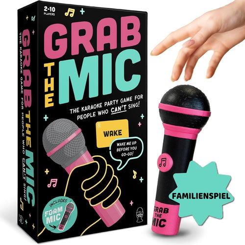 Schnapp dir das Mikrofon – das Partyspiel für Leute, die nicht singen können!