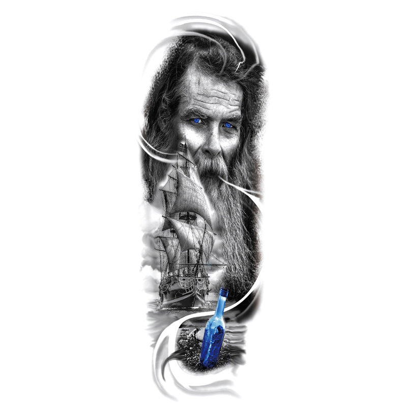 Temporäre Vollarm-Ärmel Tattoos Aufkleber