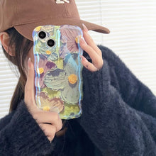 Laden Sie das Bild in den Galerie-Viewer, Buntes Ölgemälde exquisite Handyhülle für iPhone