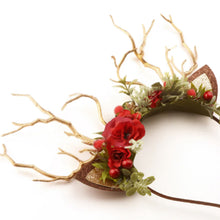 Laden Sie das Bild in den Galerie-Viewer, Weihnachts-Hirsch-Stirnband