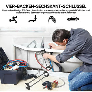Multifunktionaler Spülbeckenschlüssel