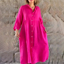 Laden Sie das Bild in den Galerie-Viewer, Einfacher, stimmungsvoller, lockerer Kleid