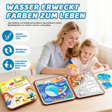 Laden Sie das Bild in den Galerie-Viewer, Wiederverwendbare Zauberwasser-Malbücher für Kinder