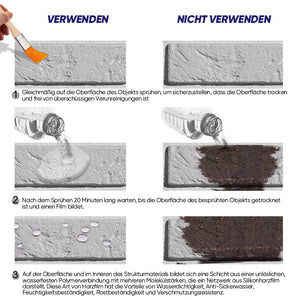 Auslaufsicherer und wasserfester Kleber