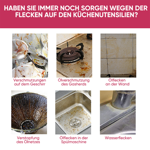 Multifunktionale Küchenreinigungsserie