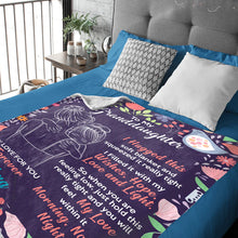 Laden Sie das Bild in den Galerie-Viewer, 🎁Geschenk für die Enkelin - Decke mit süßen Wörtern