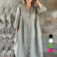 Laden Sie das Bild in den Galerie-Viewer, Einfacher, stimmungsvoller, lockerer Kleid