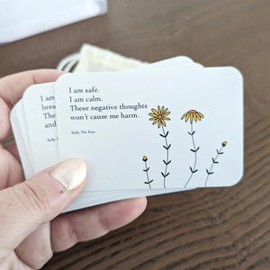 Angst-Affirmations-Kartenpaket