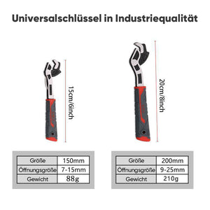 Multifunktionaler selbstsichernder Schraubenschlüssel