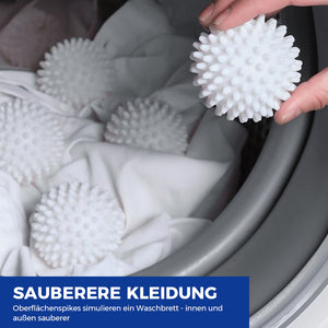 Wiederverwendbare Reinigungsbälle für die Wäsche