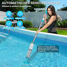 Laden Sie das Bild in den Galerie-Viewer, 3-in-1 kabelloser, wiederaufladbarer Poolsauger mit leistungsstarkem Motor