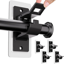 Laden Sie das Bild in den Galerie-Viewer, Sakerplus® Vorhangstangenhalterungen ohne Bohren